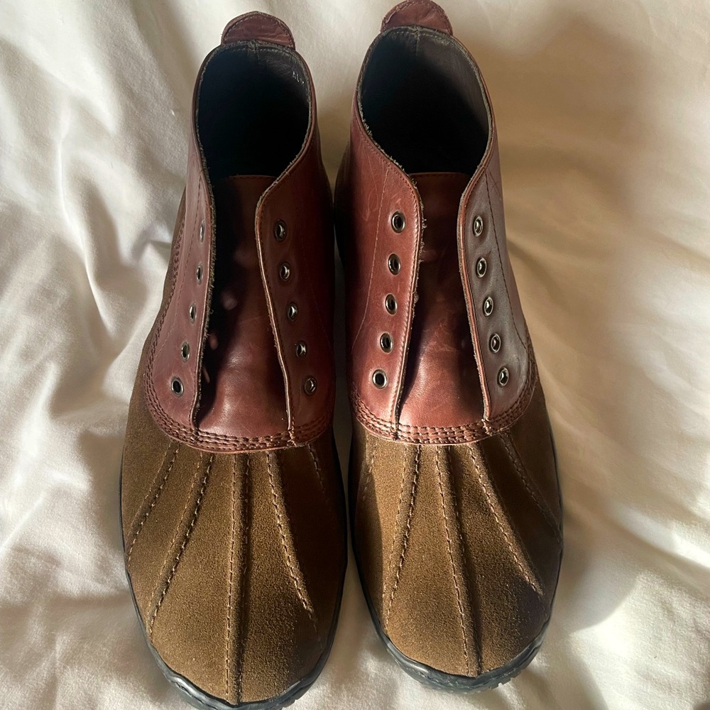 Men’s Ralph Lauren Brown Suede Duck Boots Size 10.5